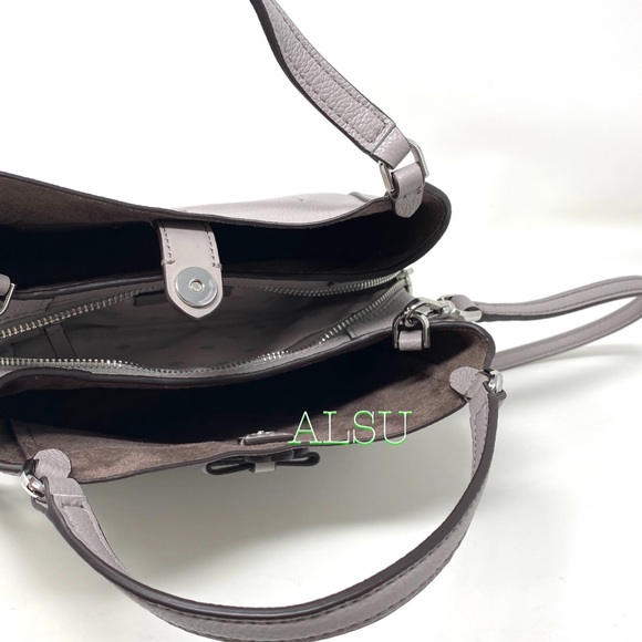 Kate♠️Spade Sm Triple Compartment Le Satchel Grey - Picture 12 of 13